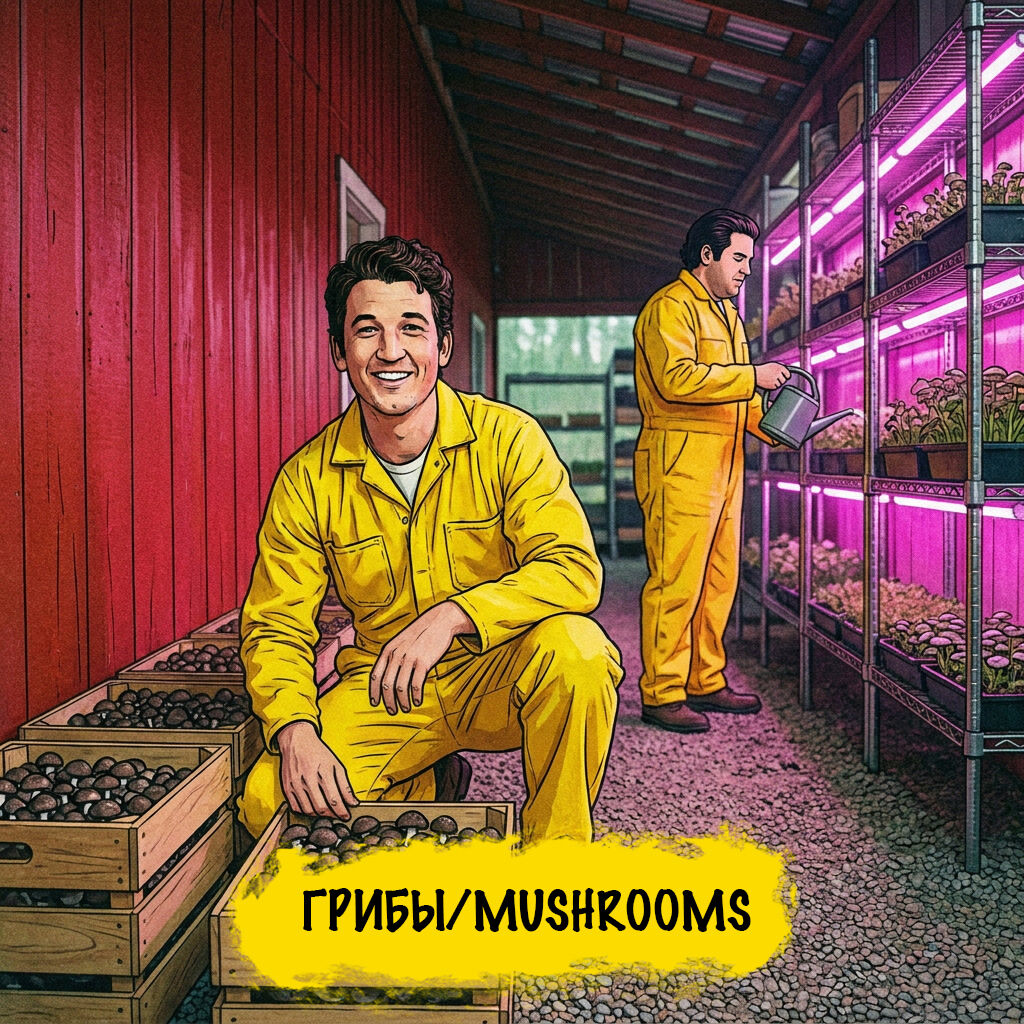 Грибы/Mushrooms